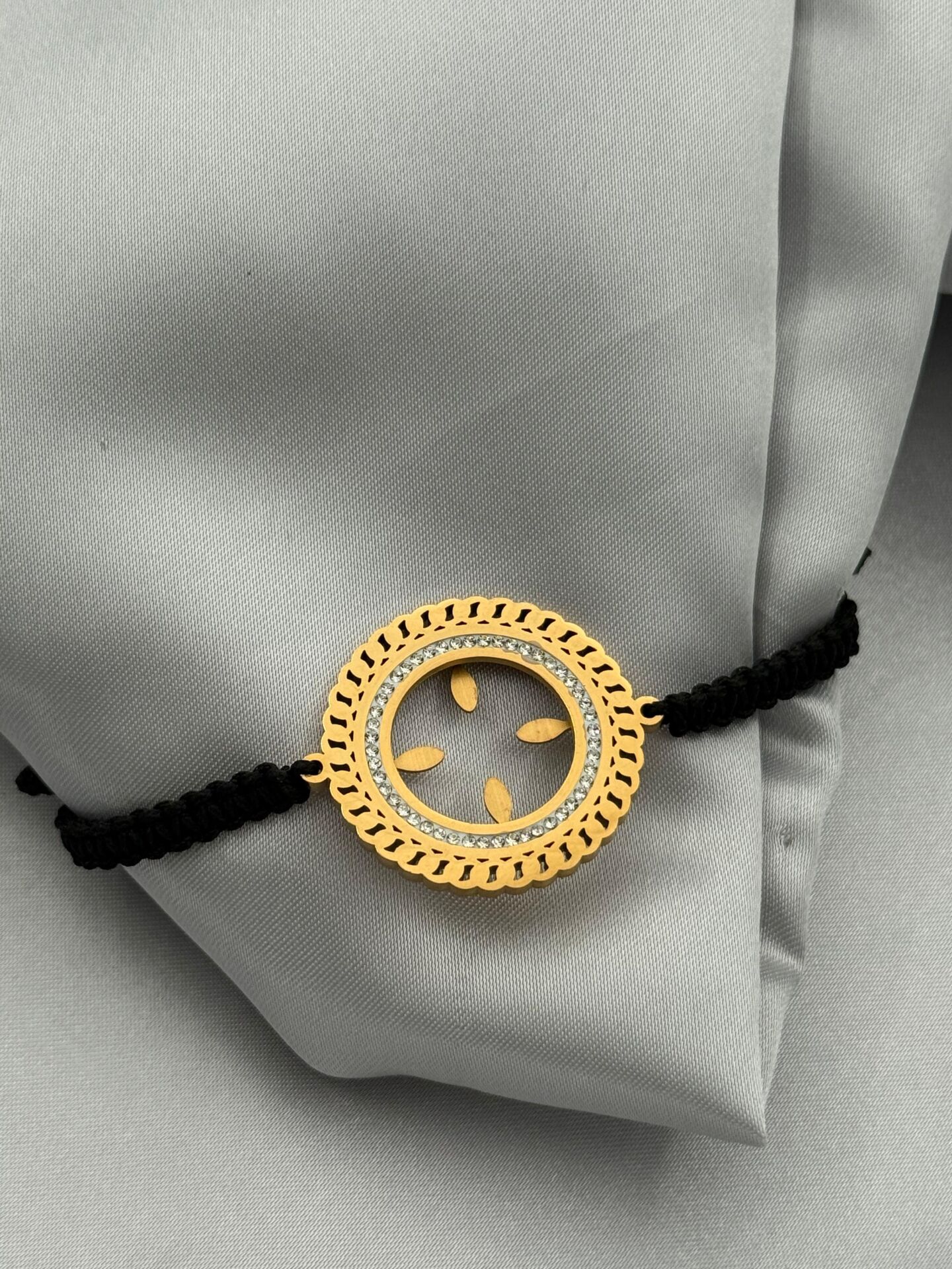 Çelik Çeyrek Takılabilen Bileklik // BILEK-5475