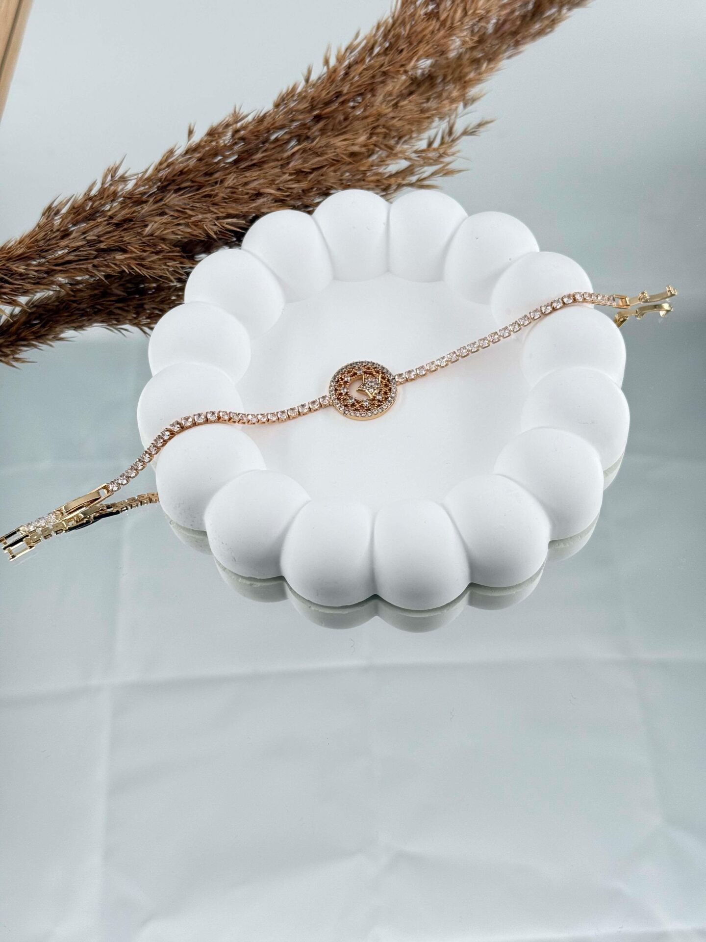 Çelik Su Yolu Bileklik // BILEK-4810