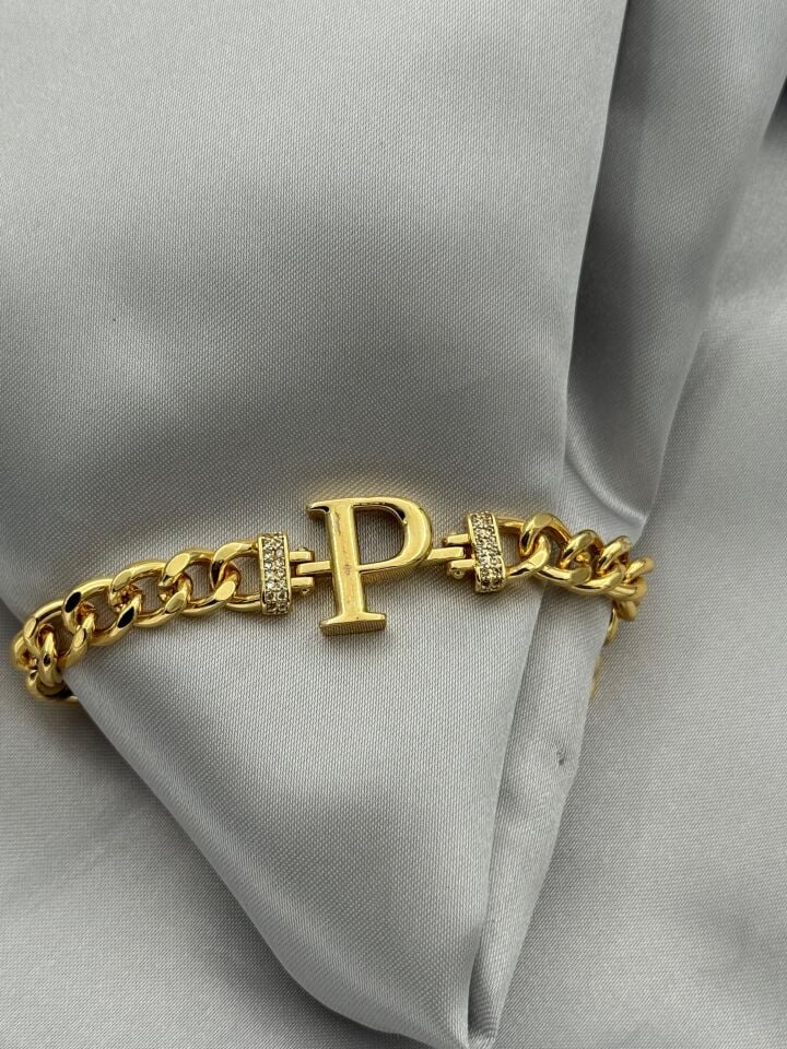 Çelik Harf Bileklik // BILEK-5482