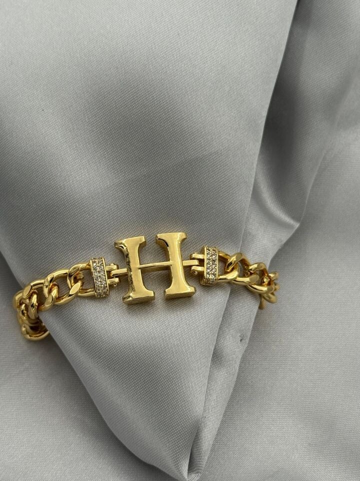 Çelik Harf Bileklik // BILEK-5483