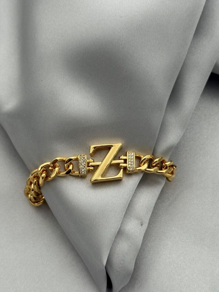 Çelik Harf Bileklik // BILEK-5484