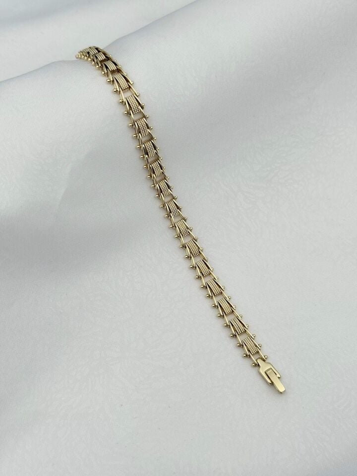 14K CM Bileklik // BILEK-7009