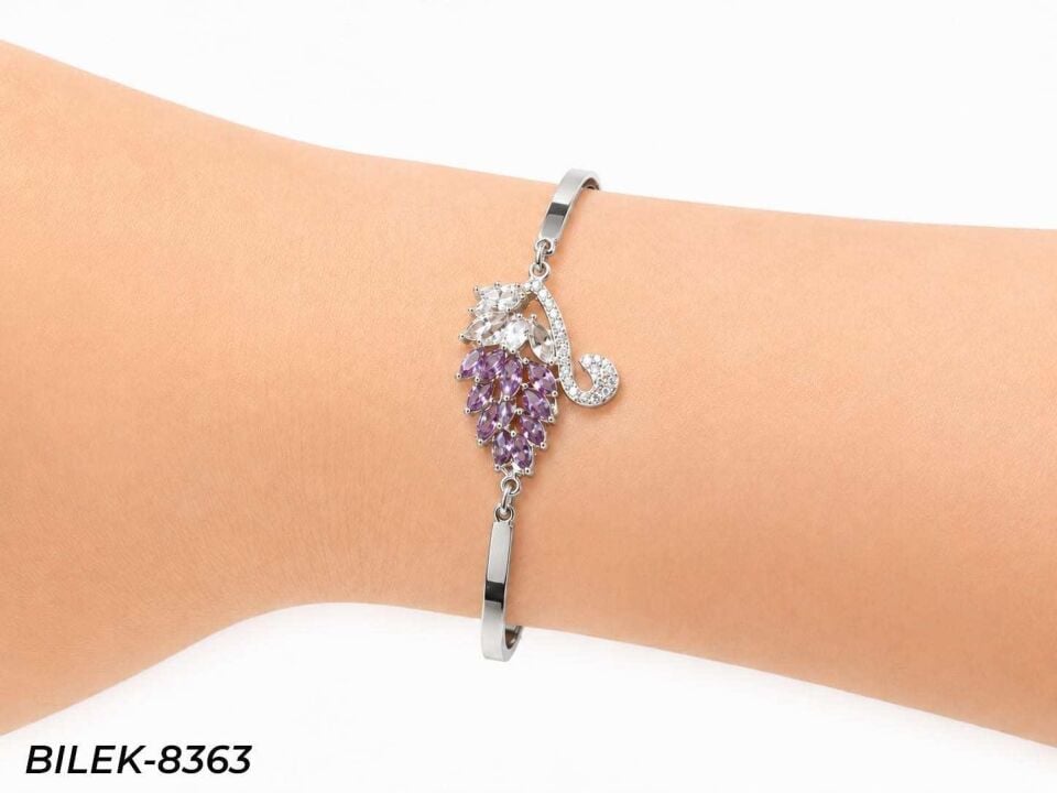 14K Swar Kuğu Bileklik // BILEK-8363