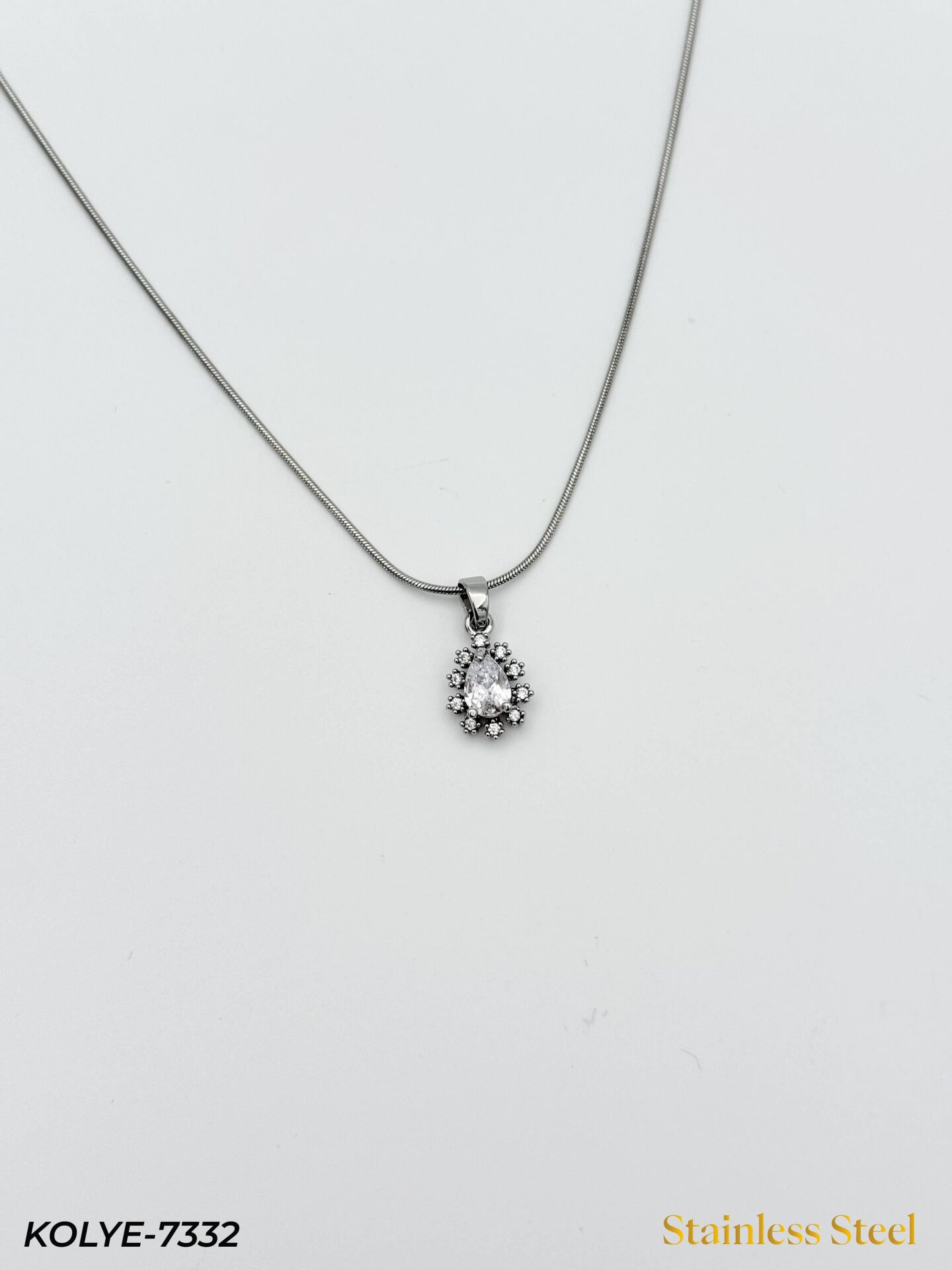 Çelik Kolye 45cm // KOLYE-7332