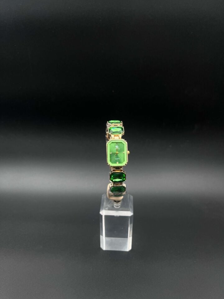 Çelik Marka Model Renkli Taşlı Saat Bileklik // KELEPCE-2665