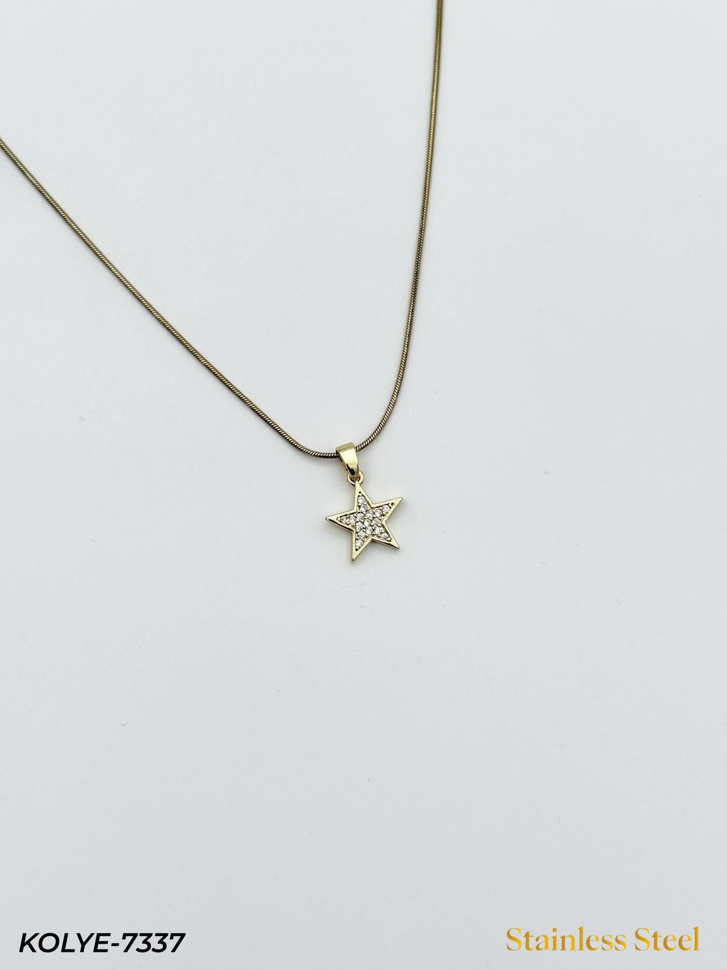 Çelik Kolye 45cm // KOLYE-7337