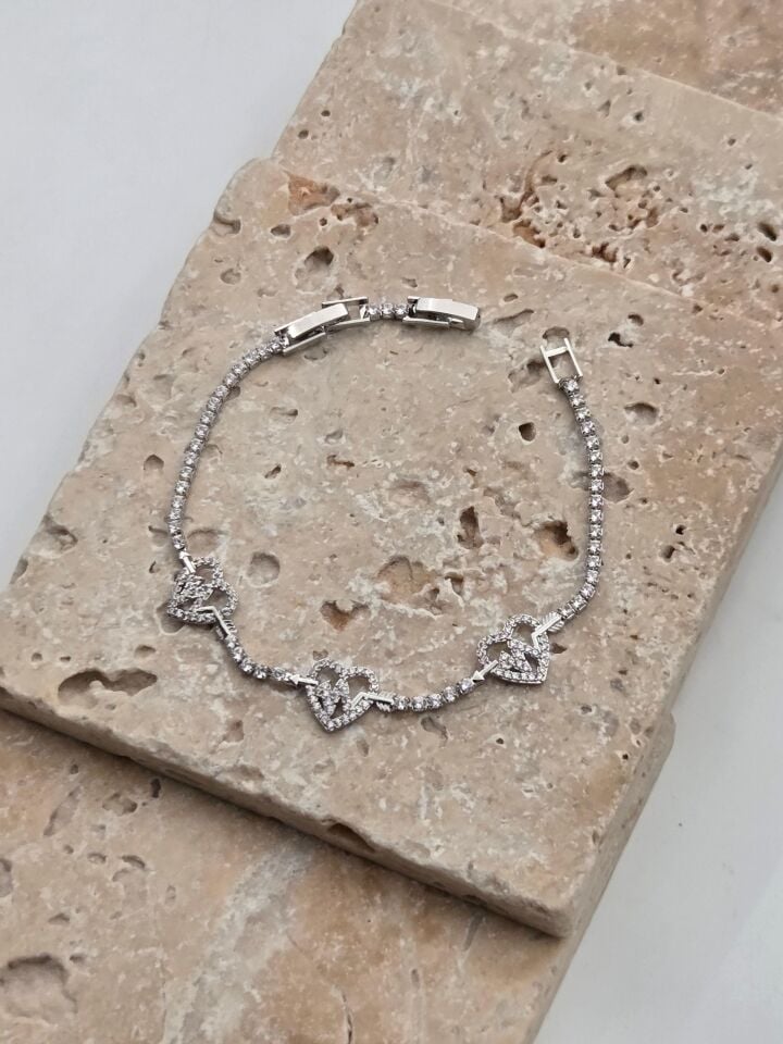 Çelik Motifli Su Yolu Bileklik // BILEK-6392