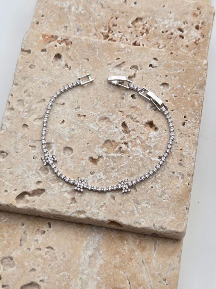 Çelik Motifli Su Yolu Bileklik // BILEK-6393