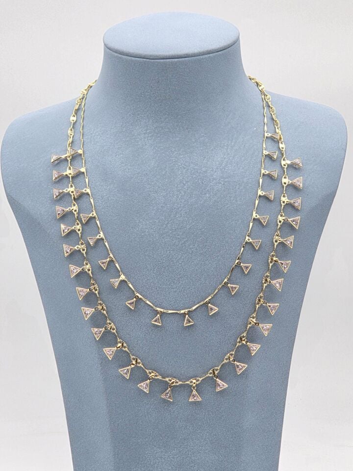 LUXURY 2'li Kombin Kolye // KOLYE-5902