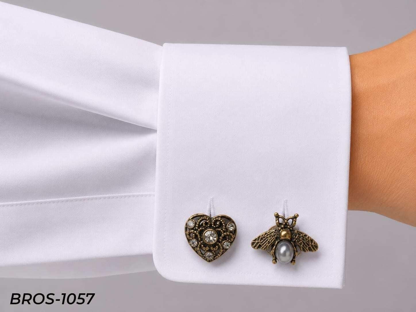 Kol Düğmesi Broşu (çift olarak satılmaktadır) // BROS-1057