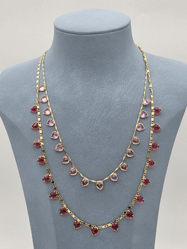 LUXURY 2'li Kombin Kolye // KOLYE-5904