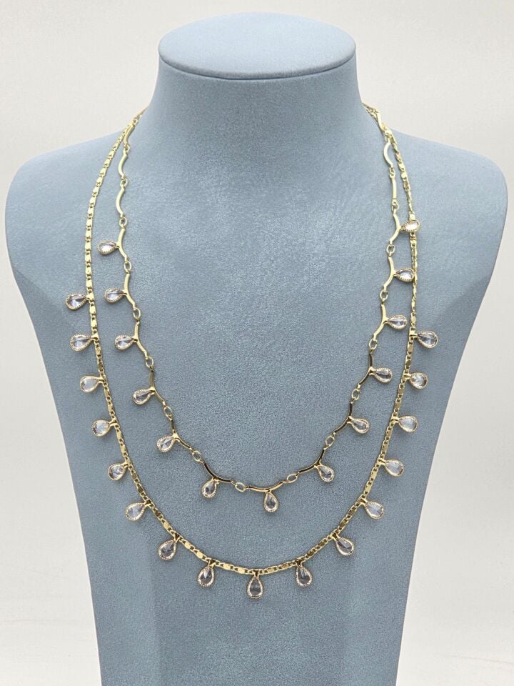 LUXURY 2'li Kombin Kolye // KOLYE-5906