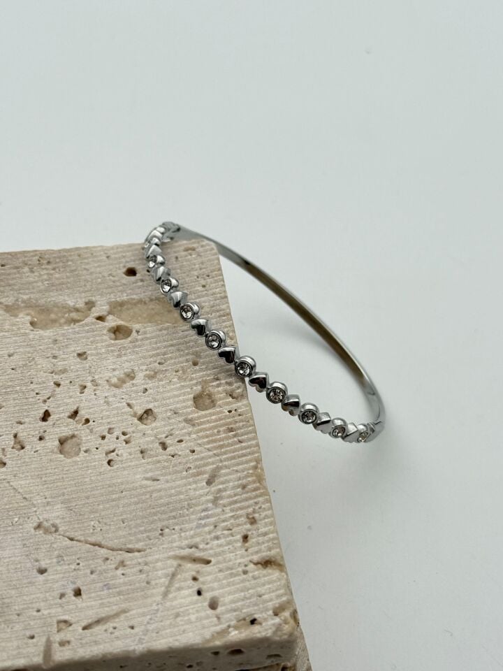 Çelik Charmlı Bileklik // KELEPCE-4215