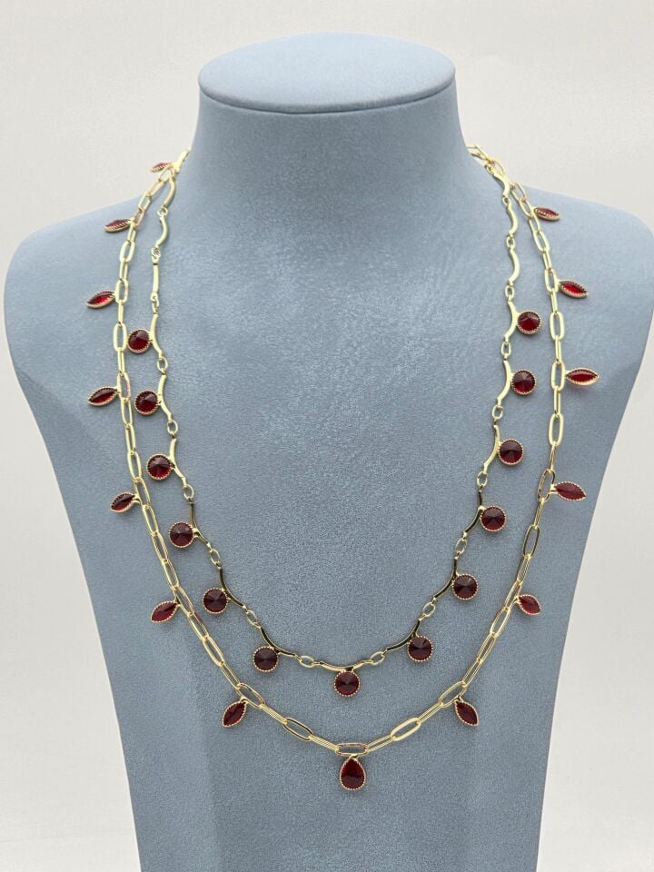 LUXURY 2'li Kombin Kolye // KOLYE-5909