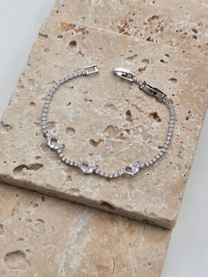 Çelik Motifli Su Yolu Bileklik // BILEK-6401