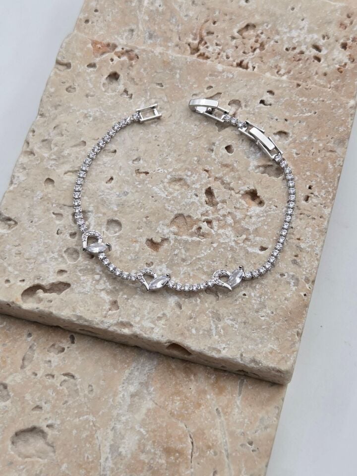 Çelik Motifli Su Yolu Bileklik // BILEK-6407