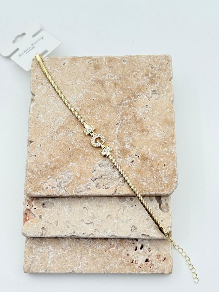 VIP Harf Bileklik // BILEK-6015