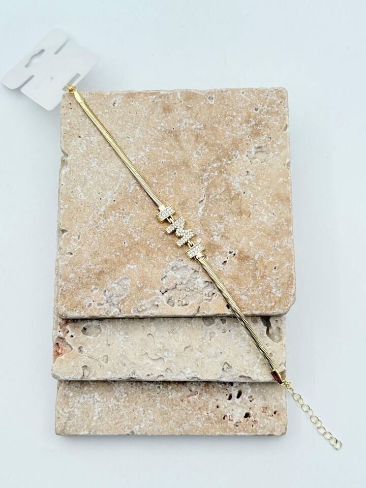 VIP Harf Bileklik // BILEK-6018