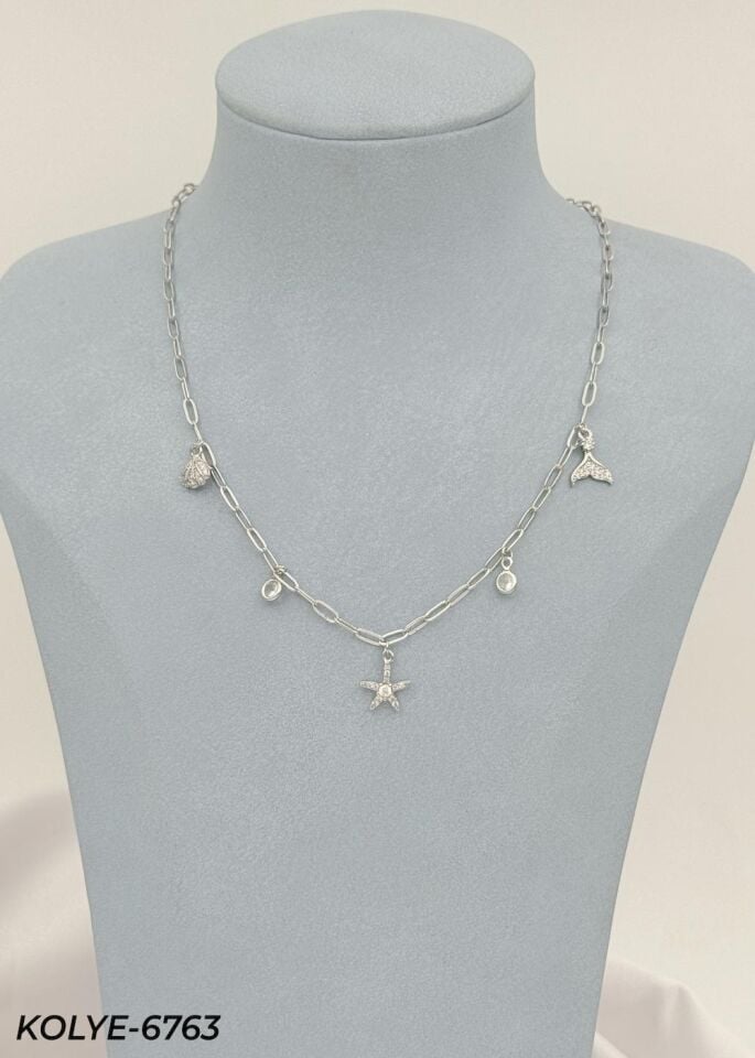 14K Charmlı Kolye  // KOLYE-6763