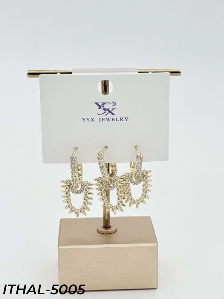 YSX 3'lü Set Küpe // ITHAL-5005