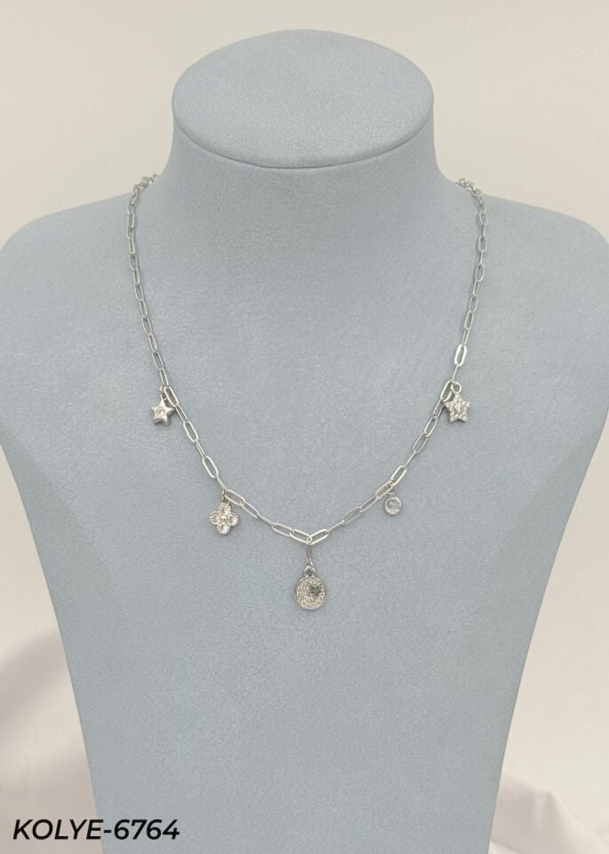 14K Charmlı Kolye  // KOLYE-6764