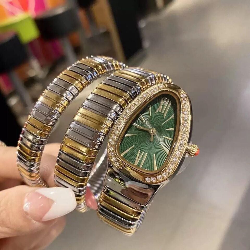 Çelik Yılan Kadın Saat // SAAT-069