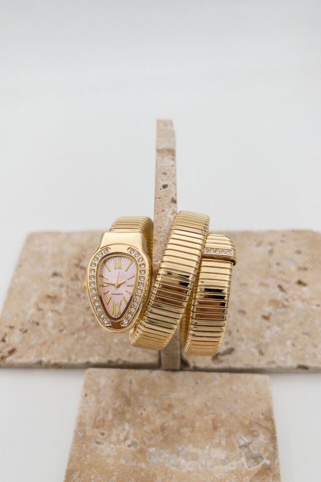 Çelik Yılan Kadın Saat // SAAT-070