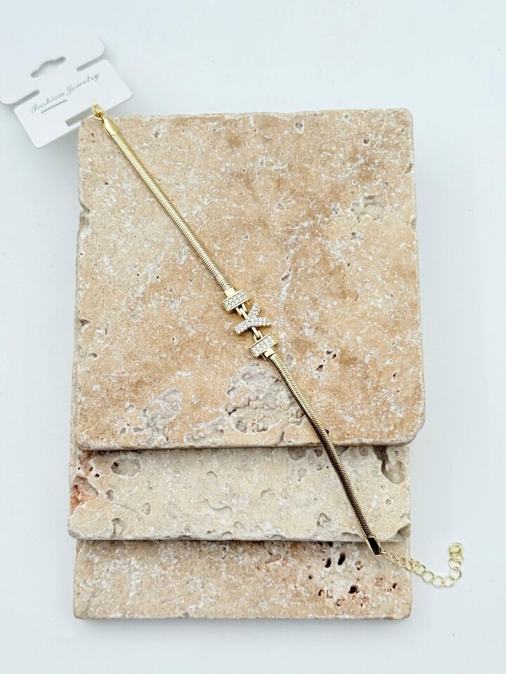 VIP Harf Bileklik // BILEK-6023