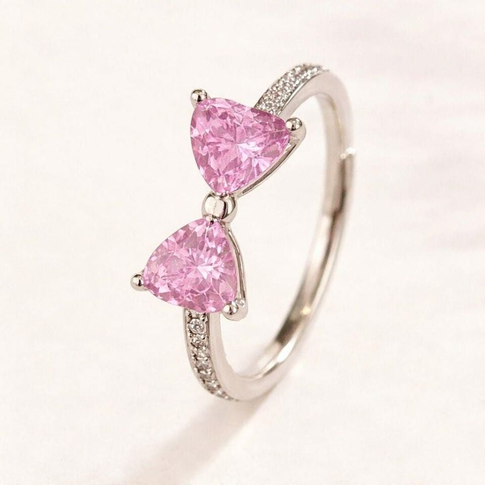 VIP Pembe Kurdela Yüzük // Y-ÇLK-165