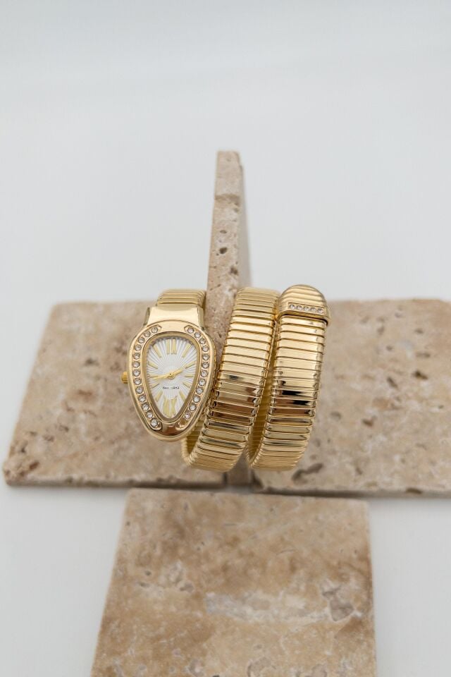 Çelik Yılan Kadın Saat // SAAT-071