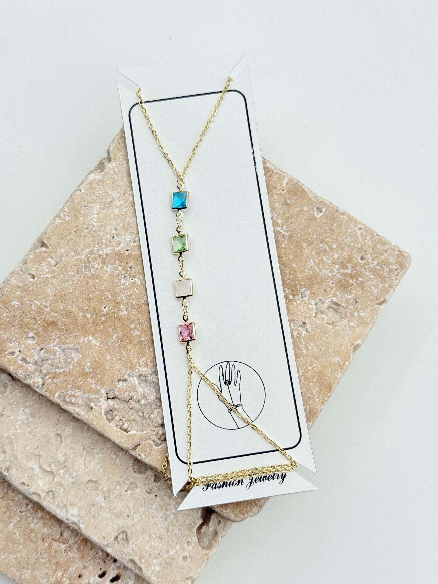 VIP Renkli Taşlı Şahmeran // BILEK-6026