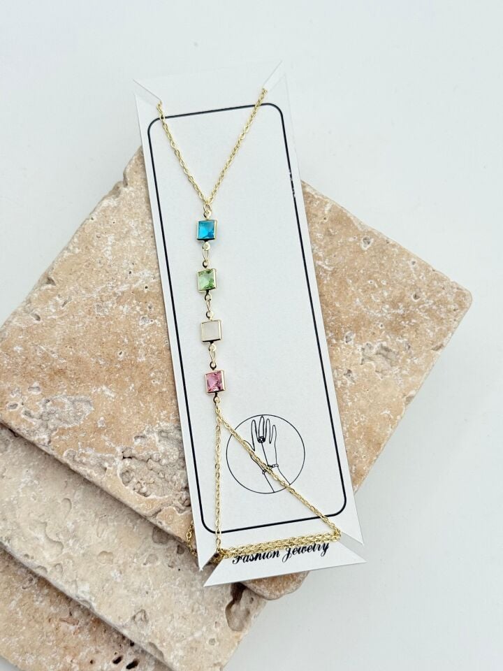 VIP Renkli Taşlı Şahmeran // BILEK-6026