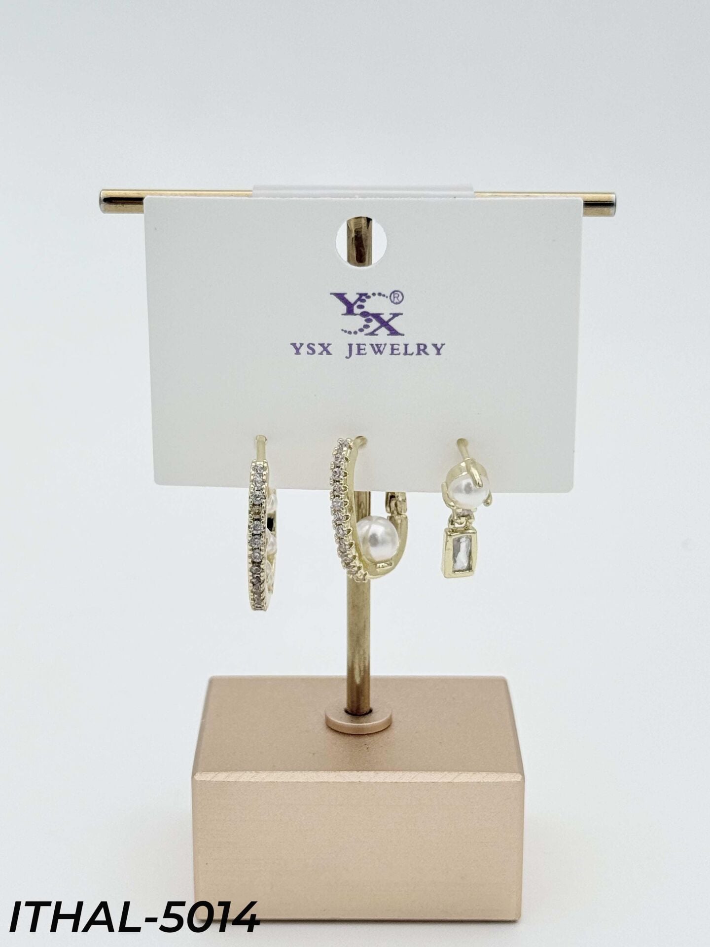 YSX 3'lü Set Küpe // ITHAL-5014