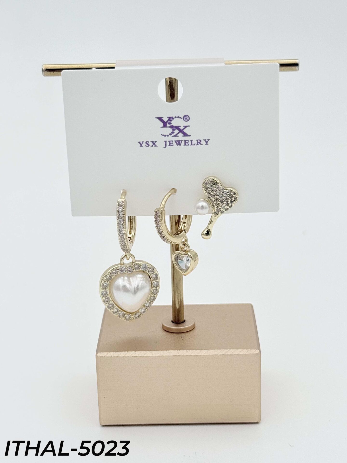 YSX 3'lü Set Küpe // ITHAL-5023