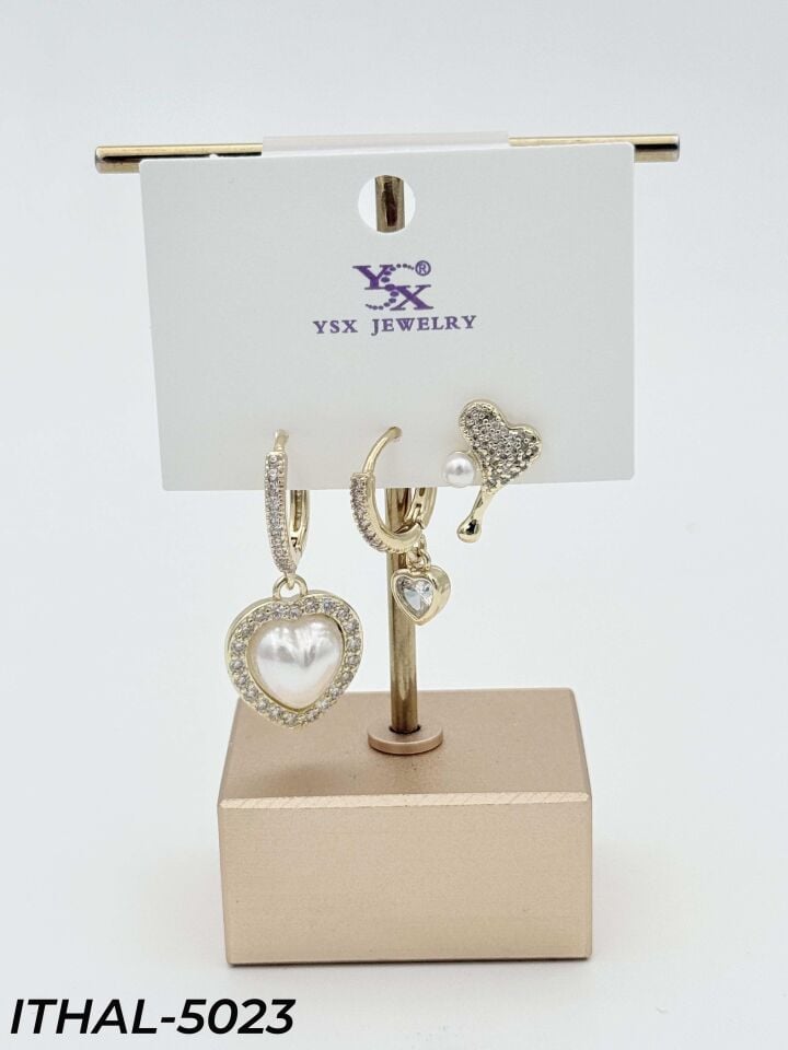 YSX 3'lü Set Küpe // ITHAL-5023