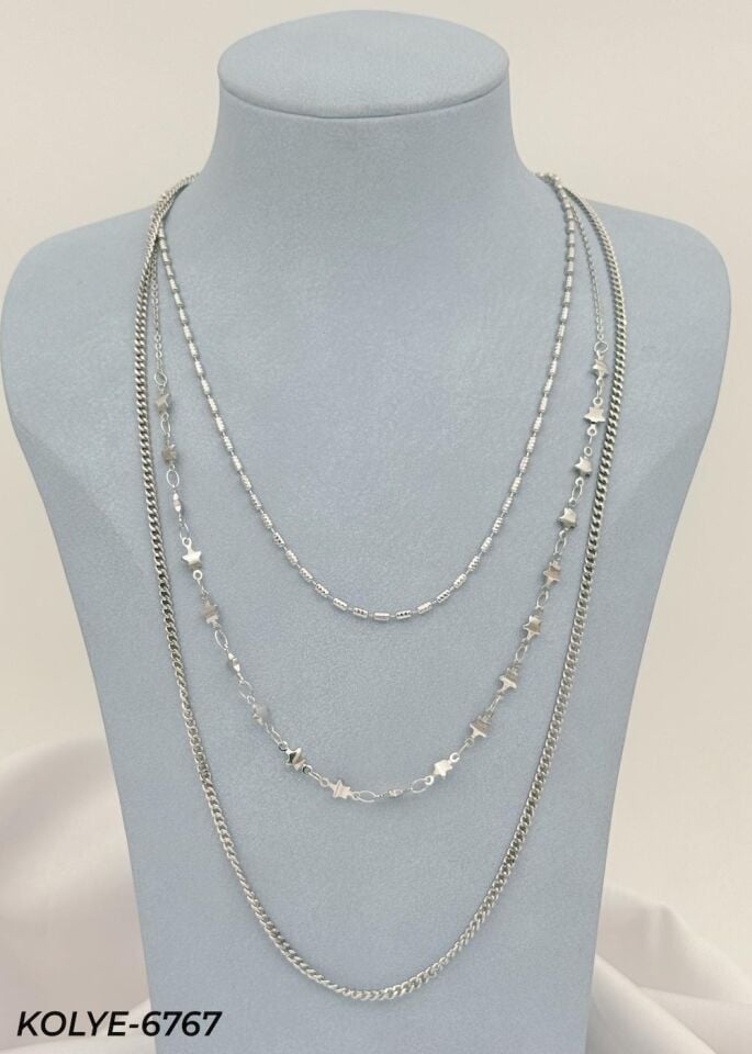 14K Çoklu Zincir // KOLYE-6767
