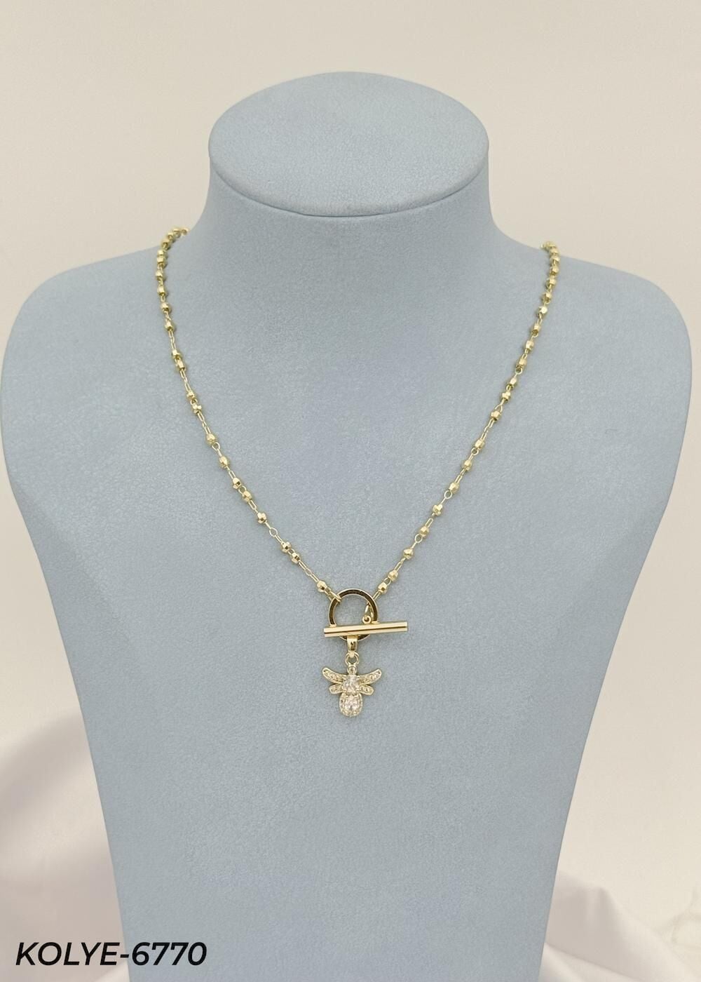 14K Tasarım Kolye 45cm // KOLYE-6770