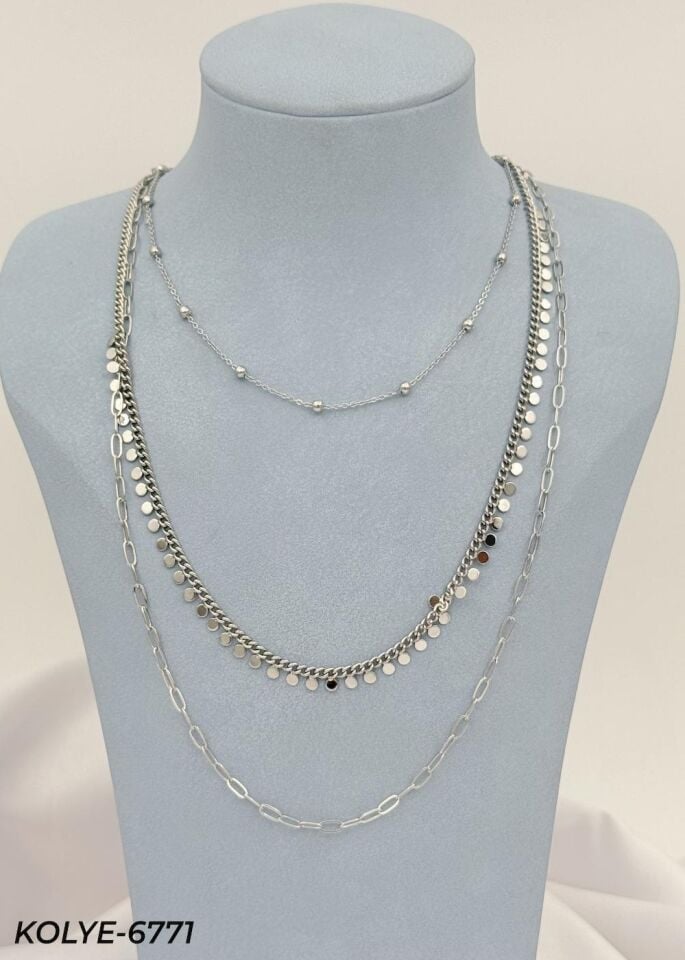 14K Çoklu Zincir // KOLYE-6771