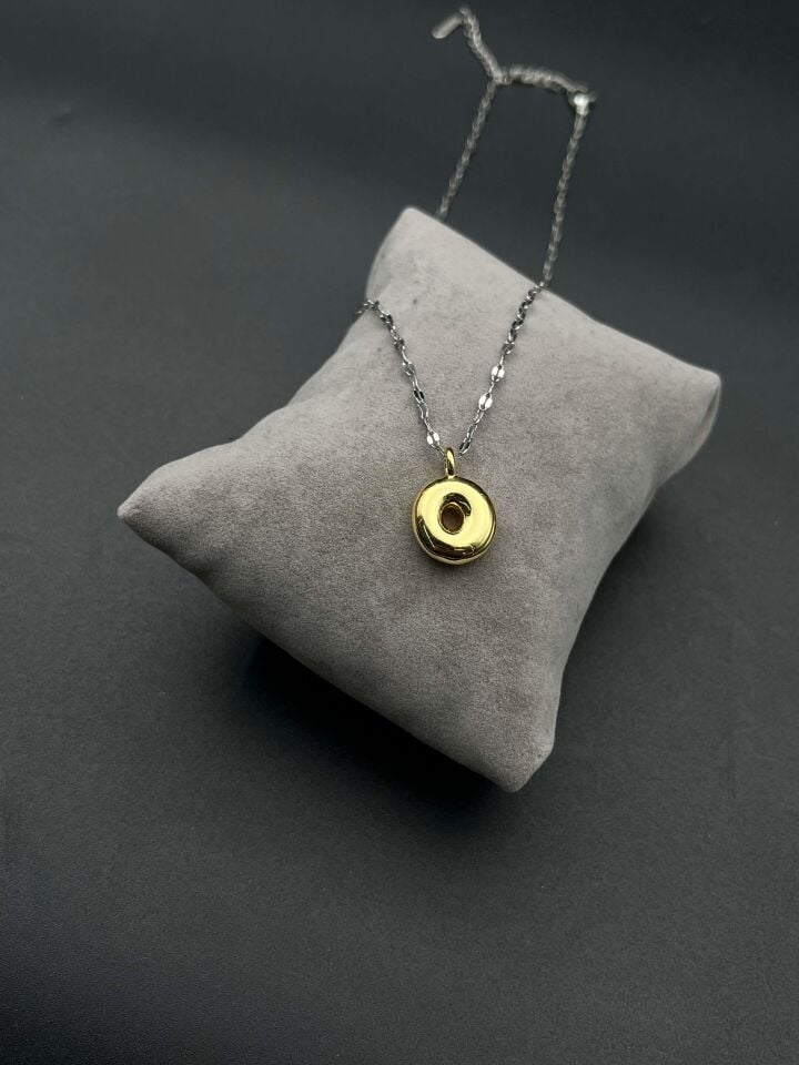 Çelik Harf Kolye (O) // KOLYE-4191