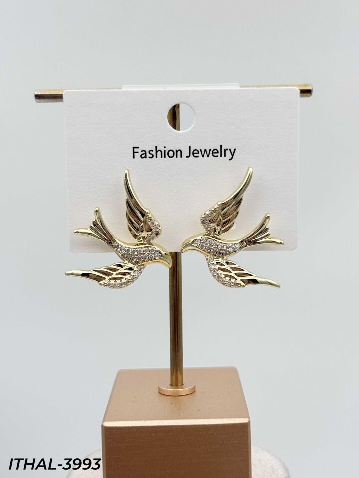 14K Zirkon Küpe // ITHAL-3993