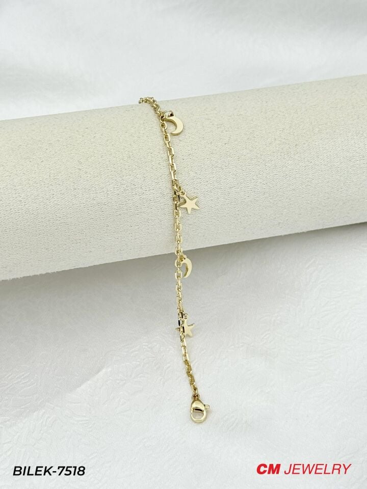 14K CM Bileklik // BILEK-7518