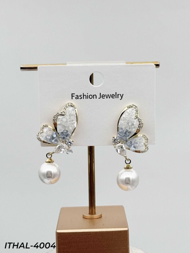 14K Zirkon Küpe // ITHAL-4004