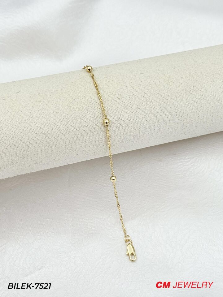 14K CM Bileklik // BILEK-7521