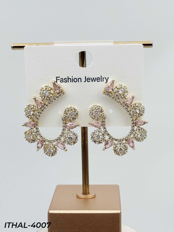 14K Zirkon Küpe // ITHAL-4007