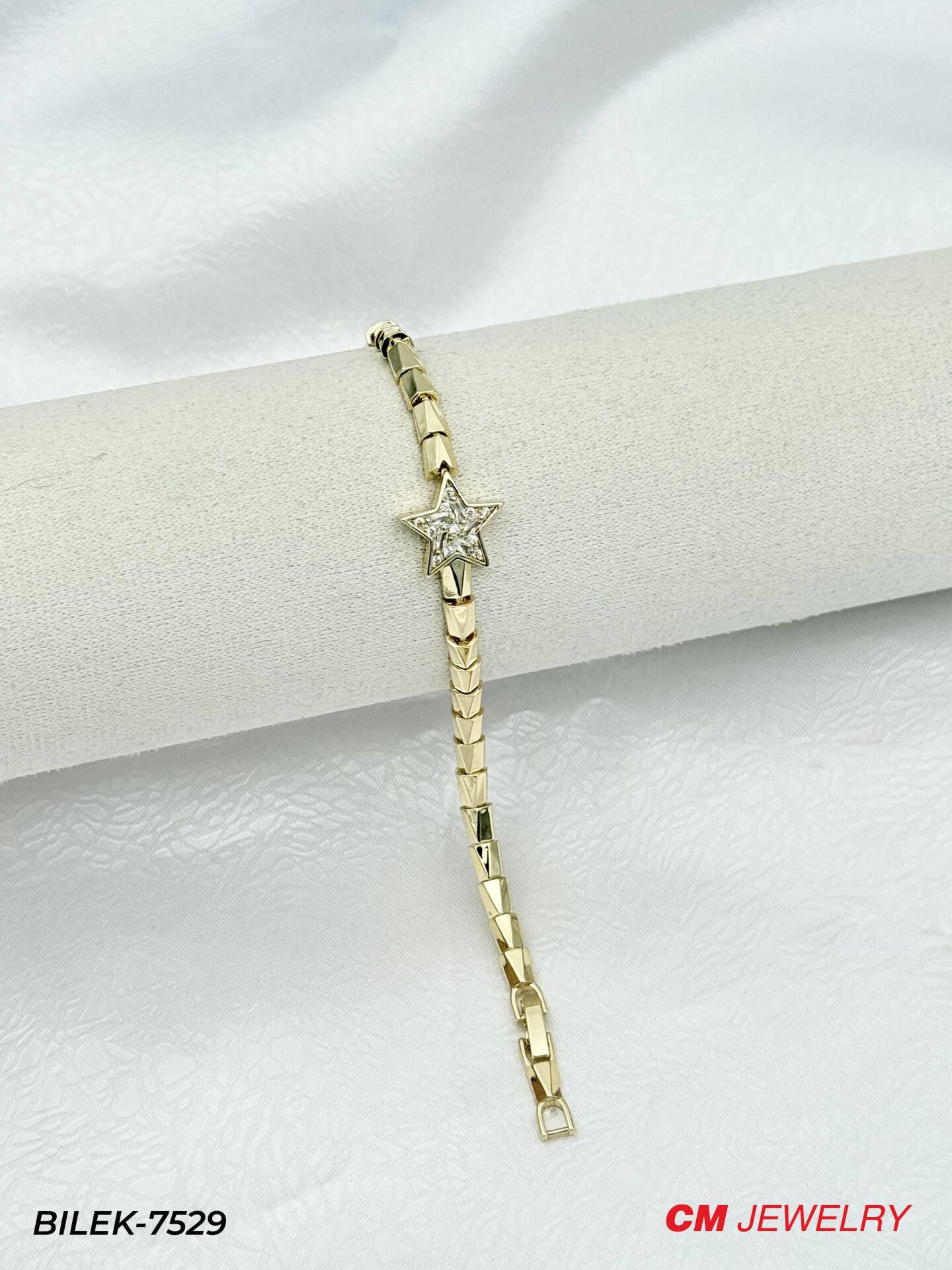 14K CM Bileklik // BILEK-7529