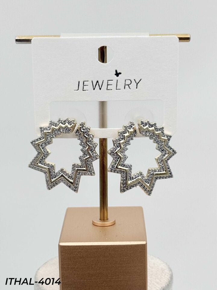 14K Zirkon Küpe // ITHAL-4014