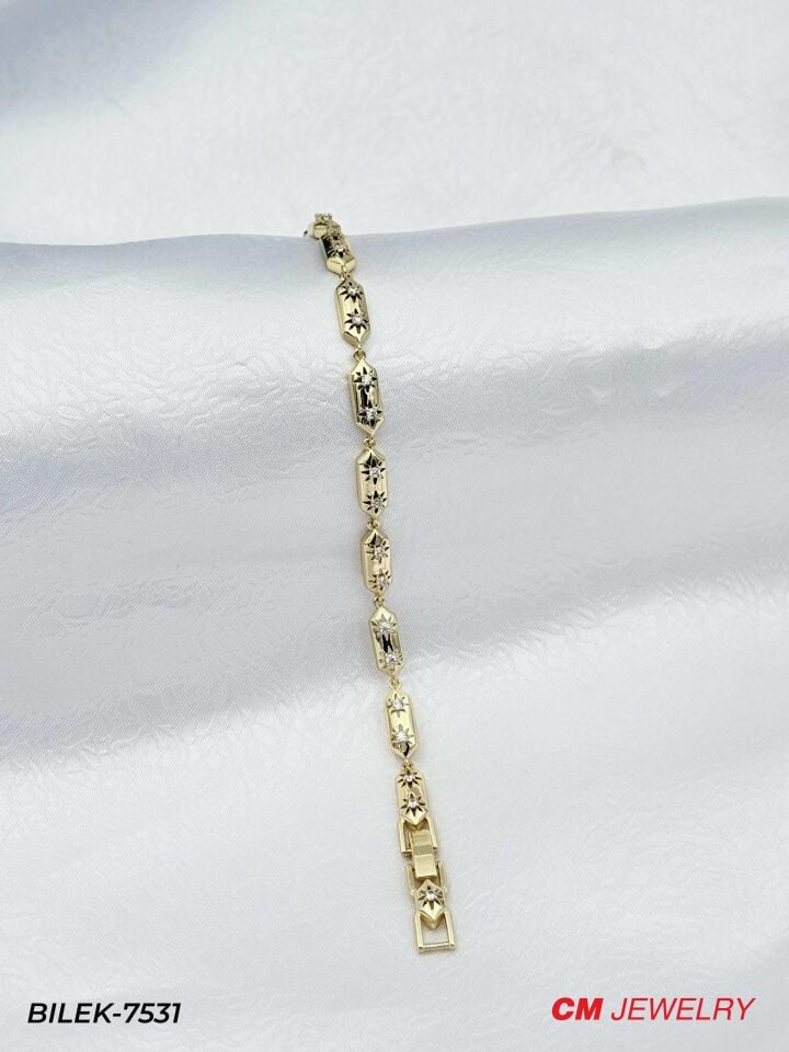 14K CM Bileklik // BILEK-7531