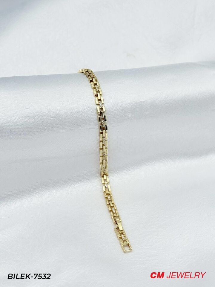 14K CM Bileklik // BILEK-7532