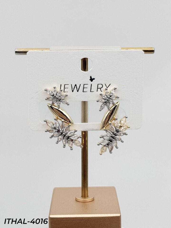 14K Zirkon Küpe // ITHAL-4016