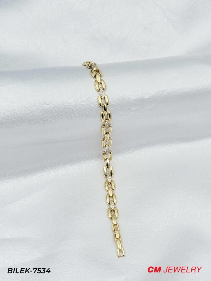 14K CM Bileklik // BILEK-7534